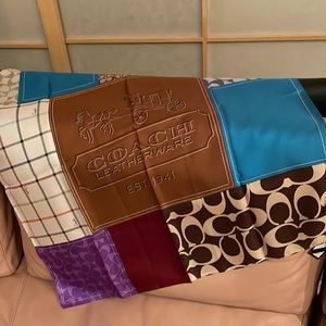 Scarf by COACH Leatherware multicolored square